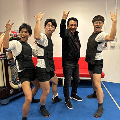 【山本譲二×東京力車サイン入り】山本譲二50周年バージョンメタル風Tシャツ（単品）