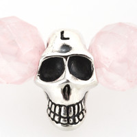 Rose quartz Skull | 2