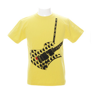 Fake Guitar YellowHeart　Tシャツ
