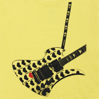 Fake Guitar YellowHeart　Tシャツ | 3