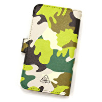 iPhoneカバー手帳型L/CAMO | 2