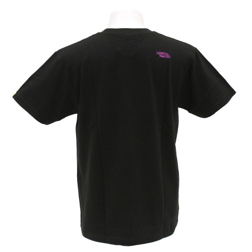 Tシャツ/シンプルDRINK OR DIE ブラック×パープル